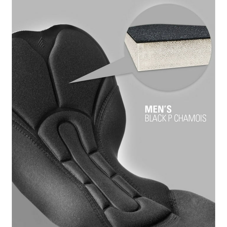 Removable bike outlet short chamois pad