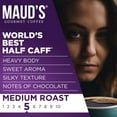 Maud's Half Caff Coffee Pods, 24 ct World's Best Half Caff Flavor 100 Arabica Medium Roast