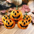 thumbnail image 4 of 6 piezas de espuma de calabaza artificial para mesa de Halloween, centro de Zulema Calabaza, 4 of 8