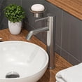 thumbnail image 3 of Pemberly Row White 15" Round Vessel Bowl Above Mount Ceramic Sink, 3 of 5