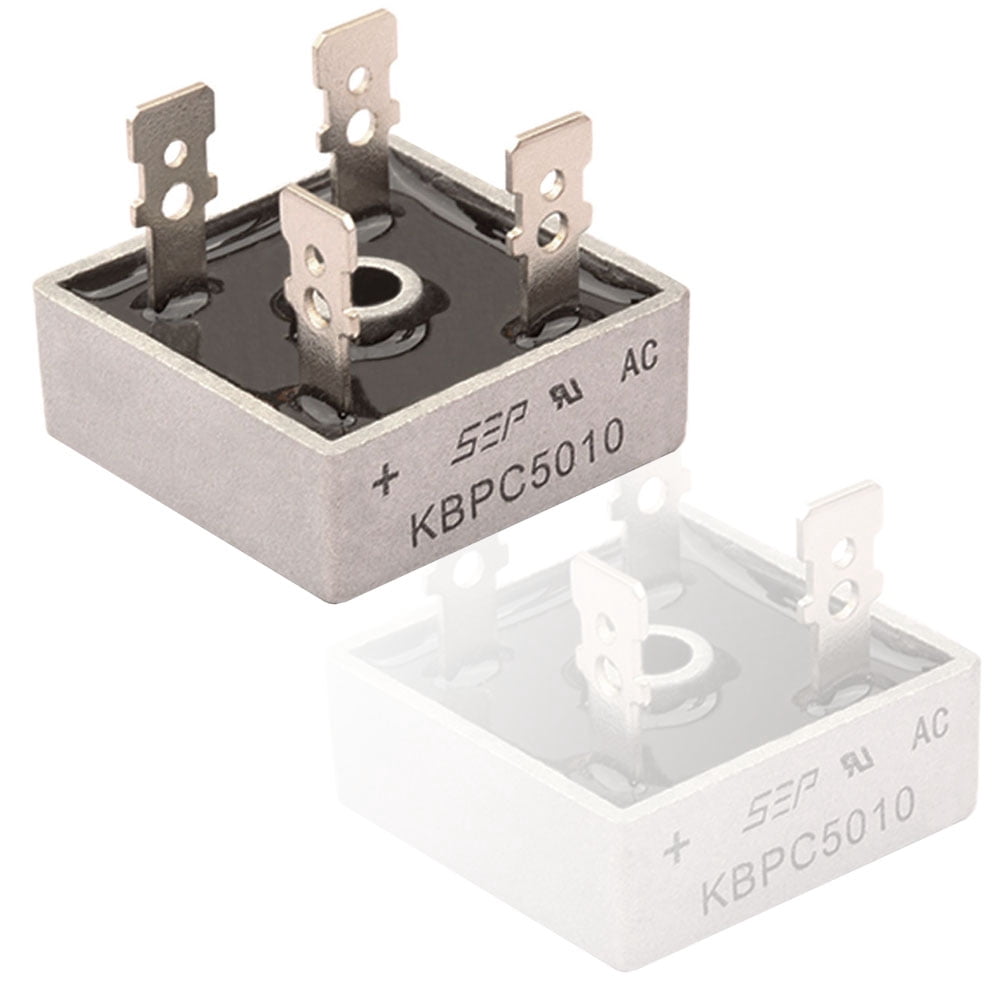 2pcs  KBPC5010 Single-Phases Diode Bridge Rectifier 50A 1000V KBPC 5010 Power Rectifier Diode Electronic Components