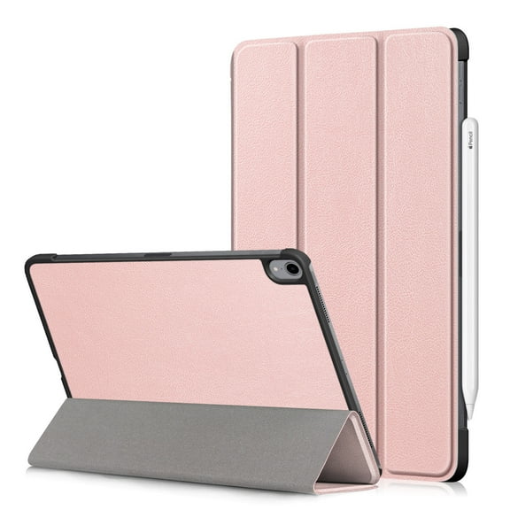 For iPad Pro 11 inch (2018) Case, SuperGuardZ Smart Folio Cover Armor w/ Sleep&Wake Function [Rose Pink]