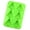 Green, variant on BIZHUA Christmas Tree Silicone Biscuit Mold 6 Cavity, Nonstick Baking Pan for Holiday Gingerbread and Cake, Flexible Pastry Tray for Treats