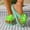 Green, variant on EliteGoogv Womens Flip Flop Sandals Thong Clip Toe Flat Sole Flower Decor for Women Summer Beach Slide Slippers No Heel Casual Outdoor Indoor Sandals US :9.5