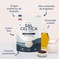 thumbnail image 3 of Sal Celtica | Celtic Salt | 84 Minerales | Electrolitos Naturales | Sin Refinar | Secado al Sol | 500g | 400+ Porciones, 3 of 5