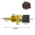 thumbnail image 4 of Auto Parts Engine Coolant Temperature Sensor for 2000-2015 39220-38030,1x temperature sensor,Black&Yellow, 4 of 5