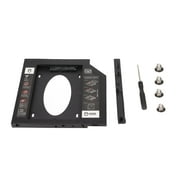 HDD Caddy Bay General 9.5mm 2.5in SATA to SATA 2nd HDD SSD Hard Drive Tray Cover for Laptop CD DVD ROM Drive Slot