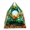 thumbnail image 1 of Estatuilla de decoración de arte de oficina en casa de curación de meditación de pirámide de cristal (B) Likrtyny Para estrenar, 1 of 9