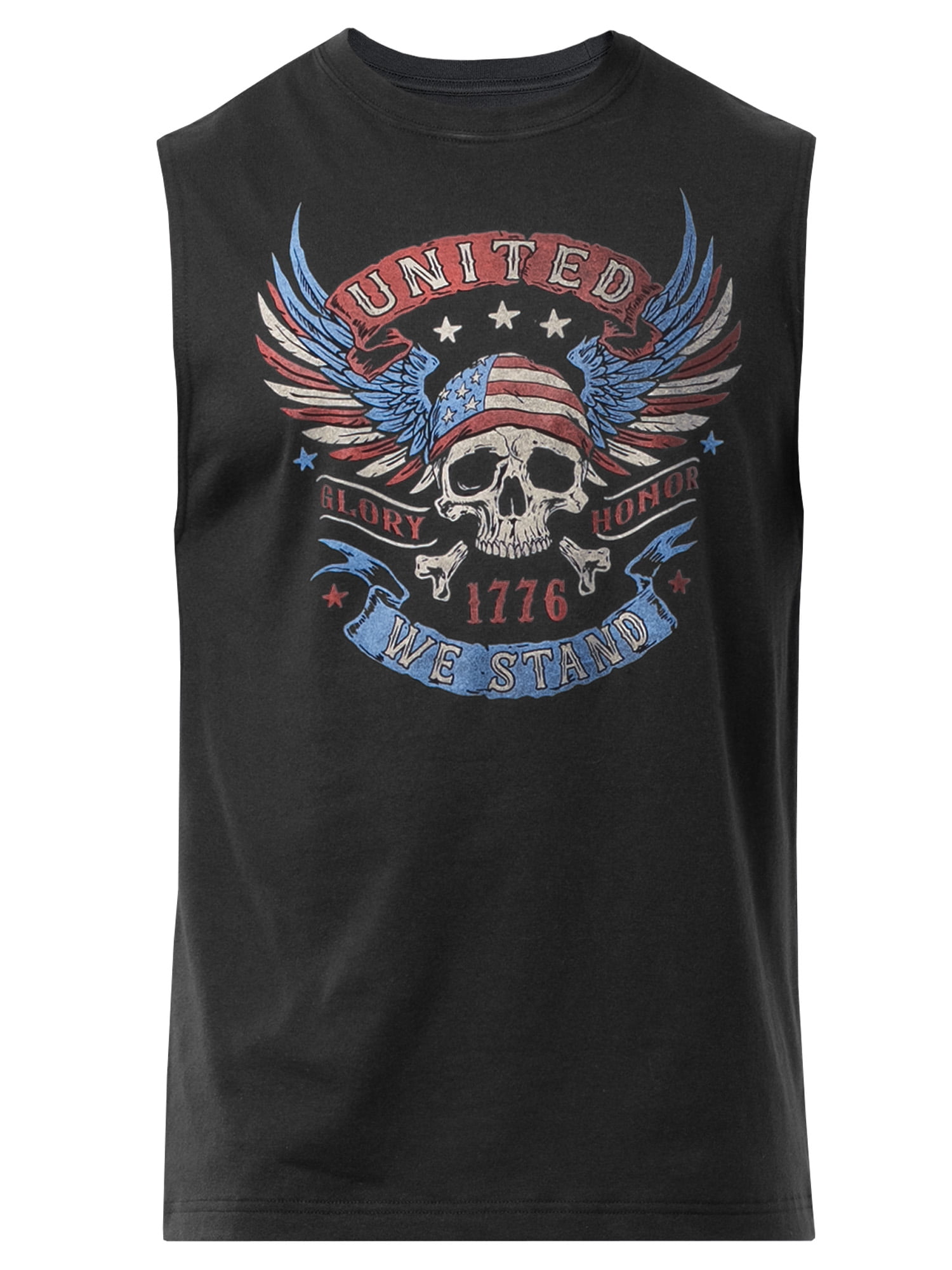 Way to Celebrate Men's 4th of July Americana Graphic Muscle Shirt Tank Top, Sizes XS-5XL