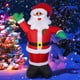 thumbnail image 4 of Papá Noel inflable de 8 pies, decoración de patio de Navidad con LED, el mejor regalo para fiestas de vacaciones al aire libre en interiores Namotu WRJM-502, 4 of 5