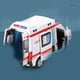 thumbnail image 1 of Juguete De Vehículo De Ambulancia, Camión De Juguete De Ambulancia De Alta Simulación De aleación ABS, Juego Divertido Para Niños, 1 of 7