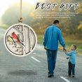 thumbnail image 2 of Simulation Red Bird Pendant European And American Wooden Plane Decorative Pendant Bird Pendant, 2 of 6