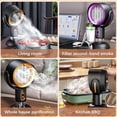 thumbnail image 5 of TripleHBB Smoke Fan for Smoking Indoorsv,Portable Electric Smoke Away Fan, Rechargeable Air Purifier for Removes Smoke and Odors Smokes Purifier Filters, Smokeaway Fan for Cooking, 5 of 11