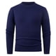 thumbnail image 4 of Kalauyu Men's Pullover Sweater Crewneck Cable Knit Long Sleeve Sweater Classic Soft Knitted Sweaters with Ribbing Edge, 4 of 5