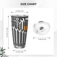 thumbnail image 3 of Mechanic Gifts for Men, Tool Novelty Tumbler 20oz, Dad Cups Fathers Day Coffee Thermos Gifts for Husband Dad Son, 3 of 6