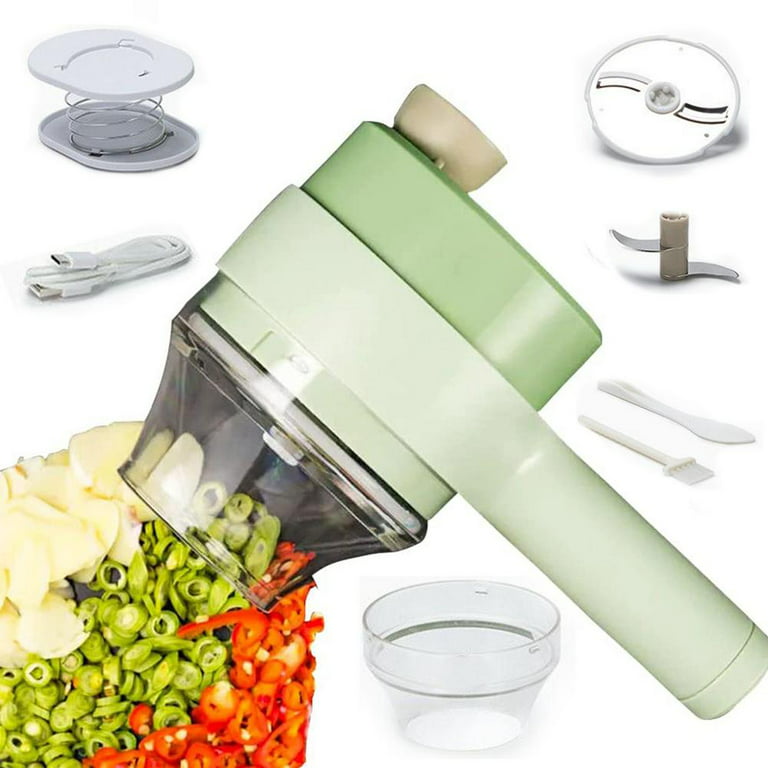 4-in-1 Portable Electric Vegetable Cutter Set – The Gleam Store