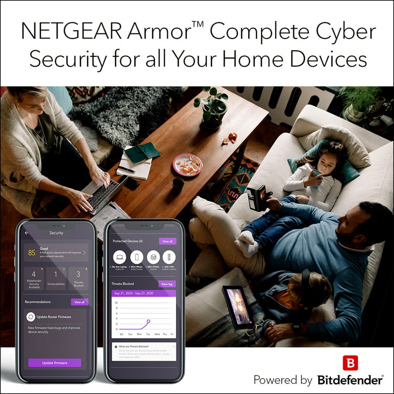 NETGEAR - Nighthawk 4G LTE Modem + WiFi 6 Router, 1.8Gbps (LAX20) - Walmart. com
