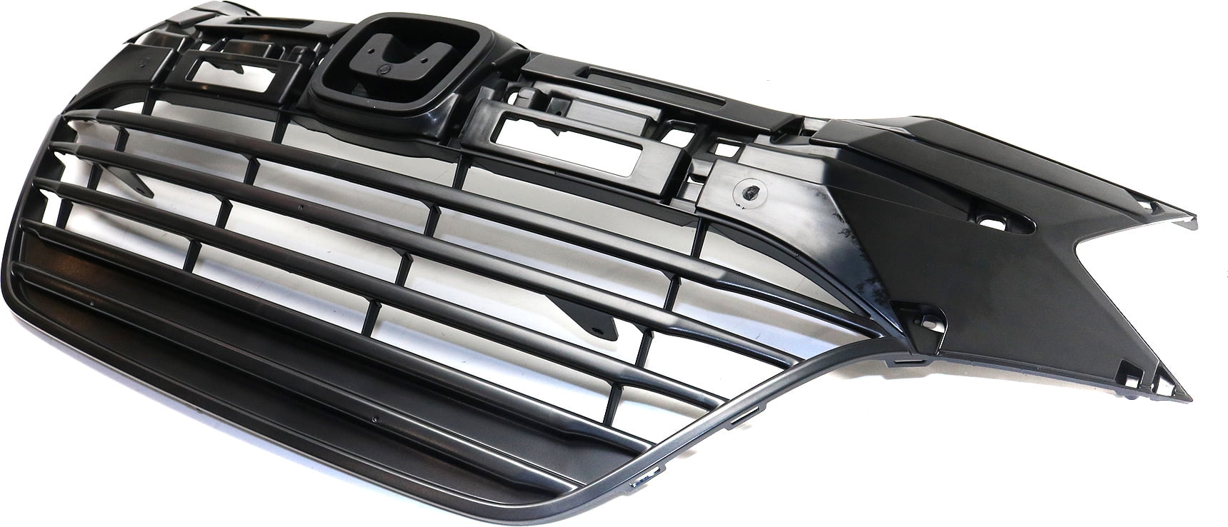 Grille Assembly Compatible With 2016-2018 Honda HR-V Textured Black Shell and Insert