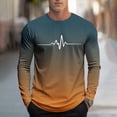 thumbnail image 1 of Blusas y camisas de manga larga con cuello redondo, moda casual para hombre, camisetas deportivas estampadas, blusas de manga larga con cuello redondo, camisas, blusas para hombre, blusa de poliéster, 1 of 5
