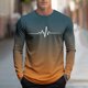 thumbnail image 1 of Blusas y camisas de manga larga con cuello redondo, moda casual para hombre, camisetas deportivas estampadas, blusas de manga larga con cuello redondo, camisas, blusas para hombre, blusa de poliéster, 1 of 5
