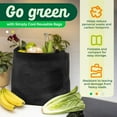 thumbnail image 6 of Simply Cool 50 Pack Black Reusable Eco-Friendly Grocery Shopping Bags 12.6"x6.3"x11.8" Durable, Recyclable Shopping Bags Washable, Foldable, Portable Tote Bags Bulk, 6 of 7