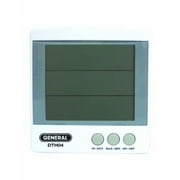 General Tools DTH04 Digital Jumbo Display Temperature and Humidity Monitor with Clock