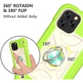 thumbnail image 3 of KOMI Shockproof Case for iPhone 16 Pro Max/16 Pro/16 Plus/16, Silicone Anti-Fall Cover with Kickstand Screen Camera Protection Case, Pink, iPhone 16 Pro Max, 3 of 6