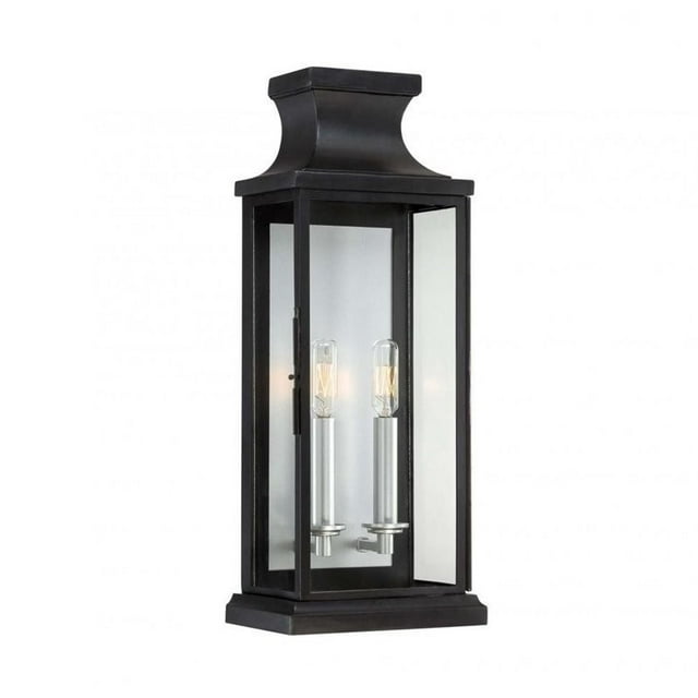 Savoy House Brooke 2 Light Wall Lantern in Black