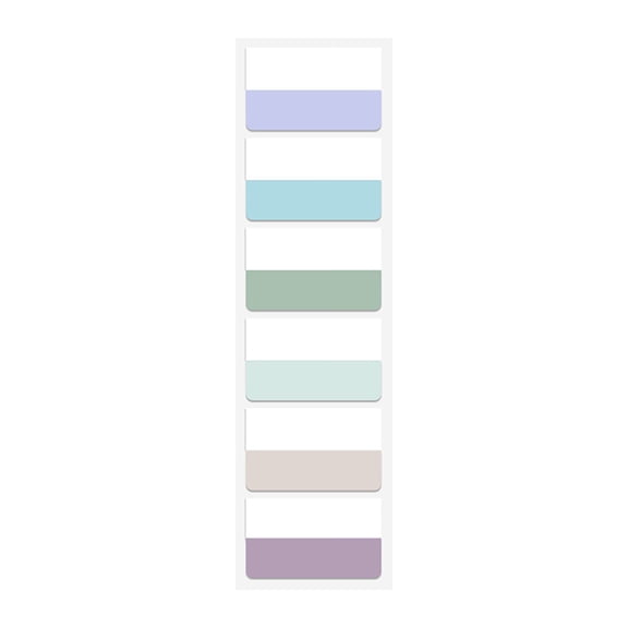 1 Pcs Sticky Index Tabs,Colored Book Sticky Tabs,Writable and Repositionable File Tabs Flags,Small Book Sticky Tabs,Transparent Sticky Index Tabs,Page Markers for Books,Notebook Tabs,(L,1.77x1.1 in)