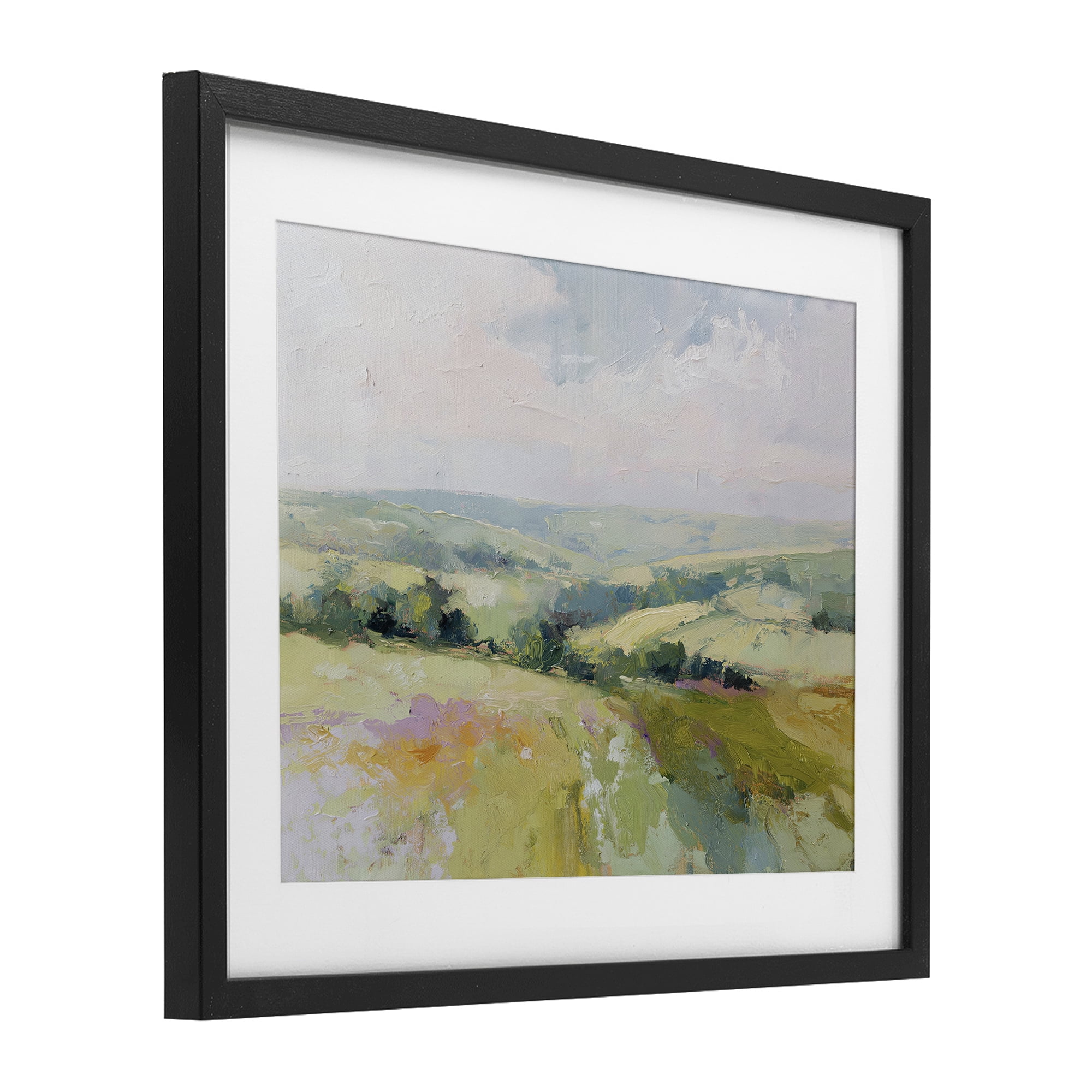 Stupell Industries Endless Green Hills Black Framed Print Under Glass, design by Svetlana Aleynikova