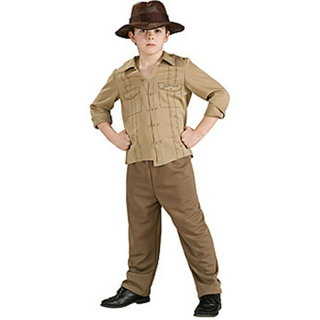 Indiana Jones Boys Child Halloween Costume, One Size, M (8-10)