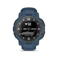 thumbnail image 2 of Garmin Instinct Crossover Solar, Rugged Hybrid Smartwatch with Solar, Analog Hands and Digital Display, Tidal Blue, 2 of 5