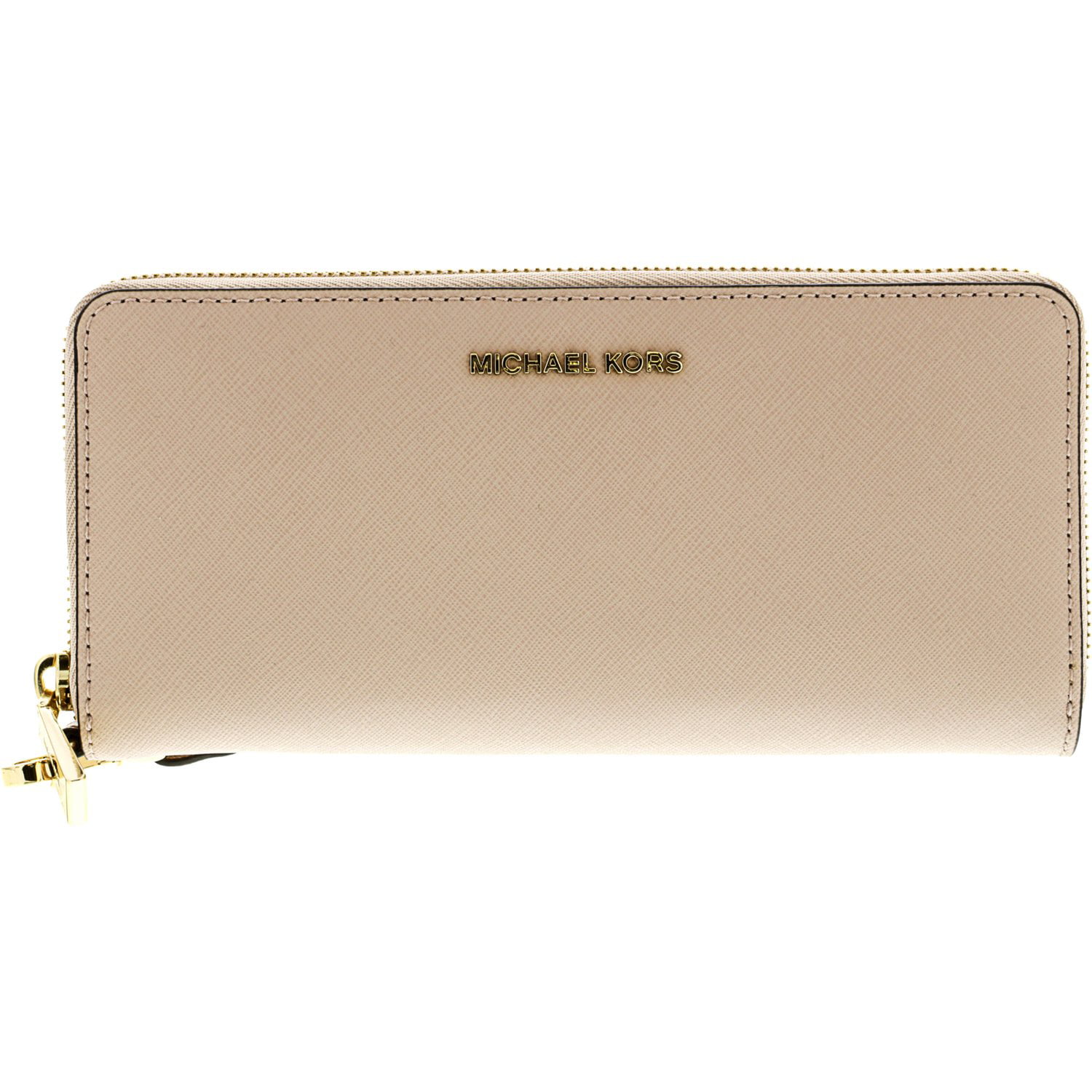 michael kors leather continental wallet