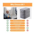 thumbnail image 4 of Cama de viaje para avión para niños pequeños, extensor de cojín para reposapiés de avión para niños, accesorio para viajes en avión para niños, 4 of 5