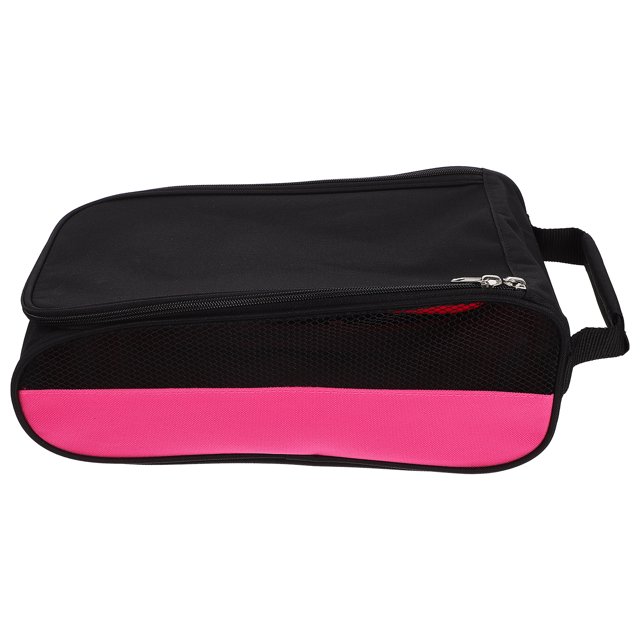 Zippered Golfing Shoes Bag Portable Sneaker Organizer Breathable Golfing Shoes Pouch