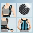 thumbnail image 5 of Adjustable Back Support Brace for Men & Women - Breathable Lumbar & Shoulder Straps, Posture,Design for Lower Back & Spinal, Back Brace, Posture Improvement, Ergonomic, Durable Material, 5 of 6