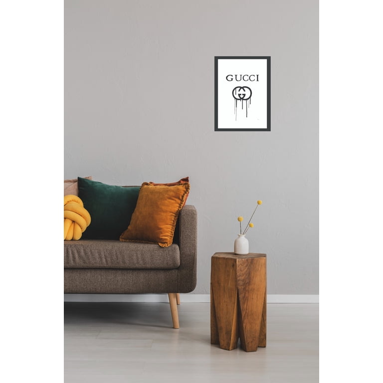 Fairchild Paris Fashion Brand Drip Logo Design Framed Print