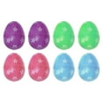 thumbnail image 2 of Up to 40% off Clearance! Easter Eggs, InsCrazy 2.36 Inches Easter Colored Colors Themed Beautiful Easter Eggs Scattered Spray Eggs Wood Vintage Style Holiday Made Beauty, 2 of 6