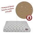 thumbnail image 6 of Majestic Pet | Links Shredded Memory Foam Rectangle Pet Bed For Dogs, Removable Cover, Gray, Large, 6 of 6