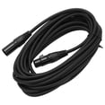 thumbnail image 2 of Cable de conexión XLR macho a hembra Cable de conexión de micrófono de 20 pies Accesorio de alambre, 2 of 8