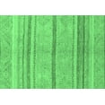 thumbnail image 1 of Ahgly Company Indoor Rectangle Abstract Emerald Green Modern Area Rugs, 5' x 7', 1 of 4