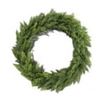 thumbnail image 3 of Boxwood Wreath for Front Door Year Round Decoration with Realistic Greenery and Full, 3 of 4