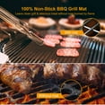 thumbnail image 3 of 2PCS Grill Mesh Mat TeqHome Non-Stick Reusable BBQ Mats for Gas Charcoal  Electric Grills Washable FDA-Approved 15.7x13-Inch Beige, 3 of 9