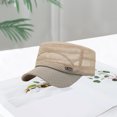thumbnail image 3 of CSChome Chapeau de Soleil Chapeau de Plage Bord Plat Large Maille Complète Décontracté Boucle Réglable Chapeau de Protection Solaire Respirant Activités Extérieures Maille, 3 of 6