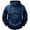 Navy, variant on cfhntfmh Men's Hoodie Quarter Zip Fleece Jacket Winter Warm Outdoor Hiking Coat with Multi-pockets Solid Thermal Pullover Sweatshirts（Wine,X-Large)