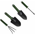 thumbnail image 1 of 4 pcs Stainless Steel Garden Tools Set Mini Gardening Kit Rust Tools Le for Flower Pot Planting ,Stainless Steel Gardening Set Including Weeder, Rake etc, 1 of 3