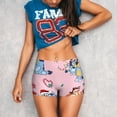 thumbnail image 3 of Lsque Bluey Pattern High Waisted Biker Shorts for Women-Tummy Control Fitness Athletic Workout Running Yoga Gym Shorts,Moisture-Wicking-Medium, 3 of 9