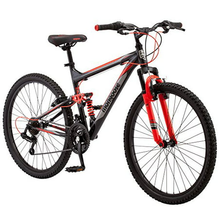 Mongoose Mens Status 2.2 26u0022 Mountain Bike - Black
