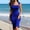 01 Blue, variant on Women's Square Neck with Lace Detail Long Maxi Dress Sleeveless Lounge Ribbed Full Length Dresses