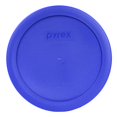 thumbnail image 2 of Tapa de almacenamiento Pyrex 7201-PC redonda, 1 litro, plástico azul, paquete de 3, 2 of 3